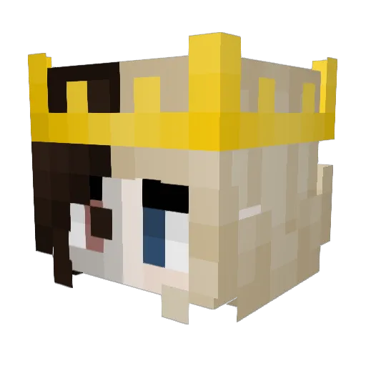 LividEnder Minecraft avatar head, 3D render