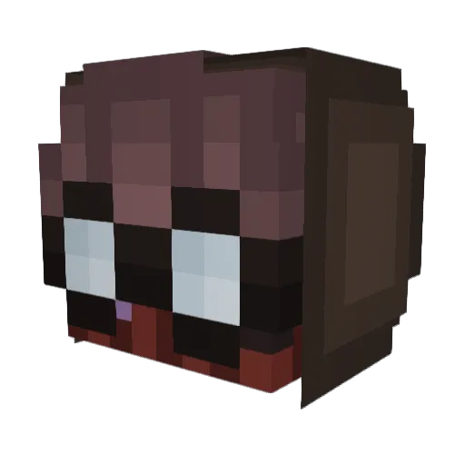 LividPandora Minecraft avatar head, 3D render