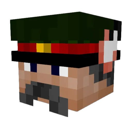 Livid_Domestic Minecraft avatar head, 3D render