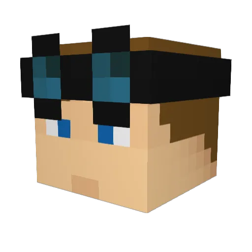 Livid_Eddie Minecraft avatar head, 3D render