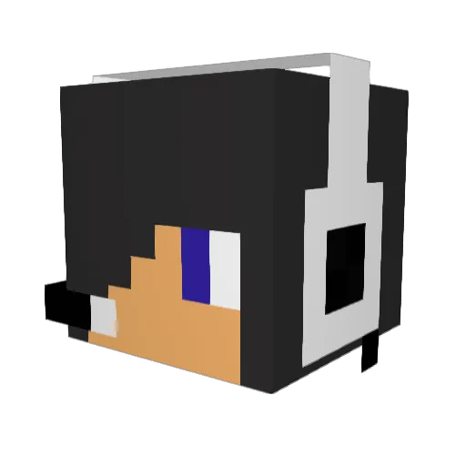 LividsCousin Minecraft avatar head, 3D render