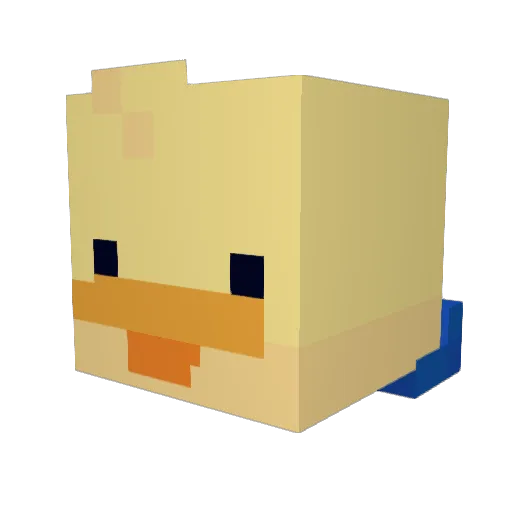 LivinLikeLexx Minecraft avatar head, 3D render