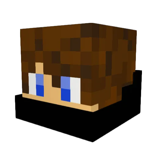 Livin_Shadow Minecraft avatar head, 3D render