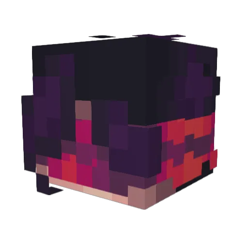 LivingDeadz Minecraft avatar head, 3D render
