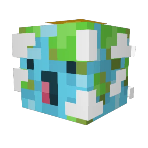 LivingFailure69 Minecraft avatar head, 3D render