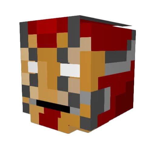 Living_Legend479 Minecraft avatar head, 3D render