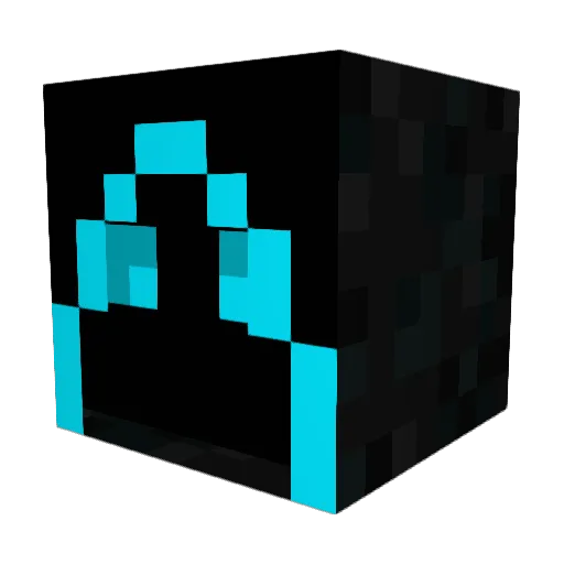 Living_Requiem Minecraft avatar head, 3D render