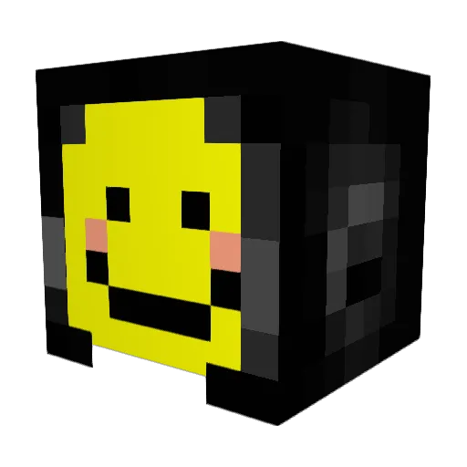 Livingcountry Minecraft avatar head, 3D render