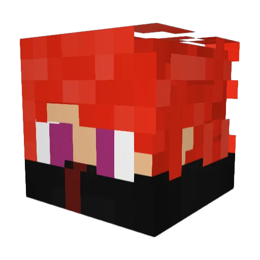 Livio40GHG Minecraft avatar head, 3D render