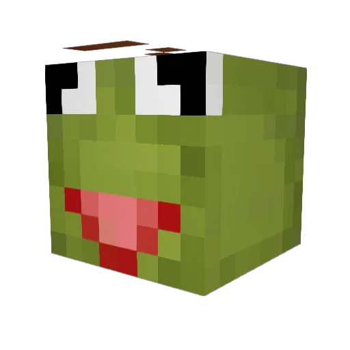 Liviyellowrose Minecraft avatar head, 3D render