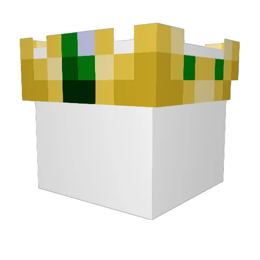 Livline Minecraft avatar head, 3D render