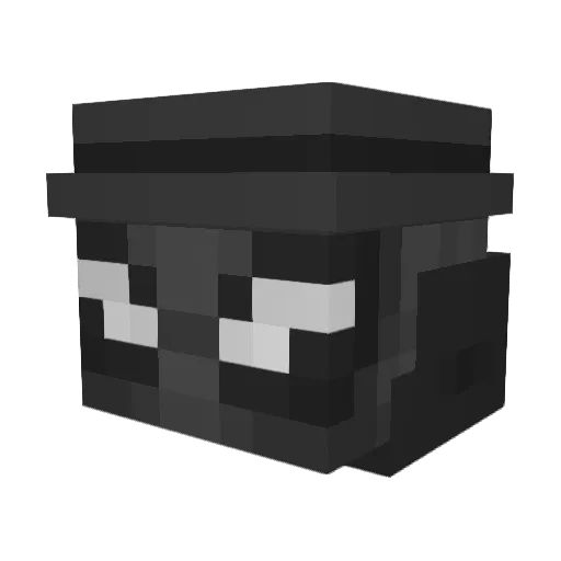 Lix1235 Minecraft avatar head, 3D render