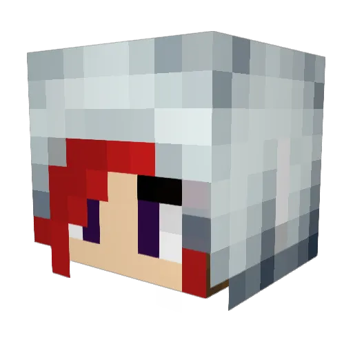 LixAest Minecraft avatar head, 3D render