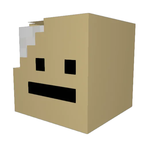 LixMC Minecraft avatar head, 3D render