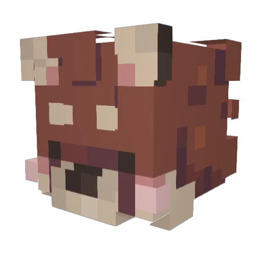 Lixeran Minecraft avatar head, 3D render