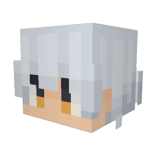 LixisMC Minecraft avatar head, 3D render