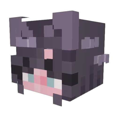 Lixondo Minecraft avatar head, 3D render