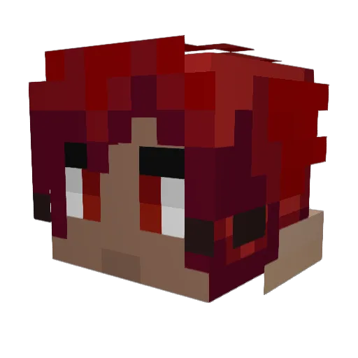 Minecraft-Avatar von Lixtar: Kopf als 3D-Render