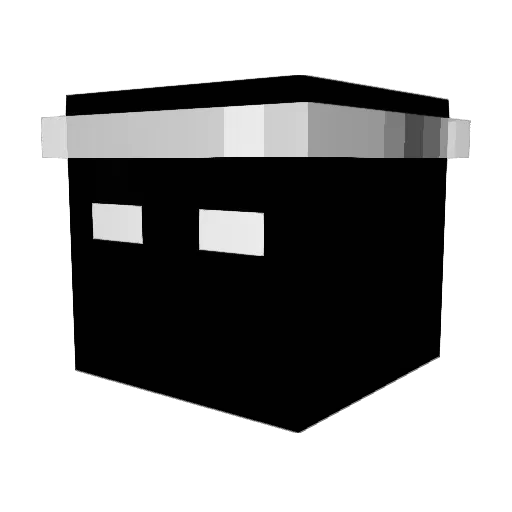 Lixyzzzz Minecraft avatar head, 3D render
