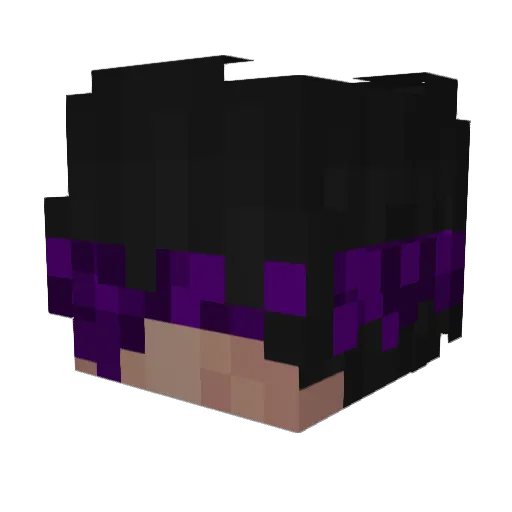 LiyaKat Minecraft avatar head, 3D render