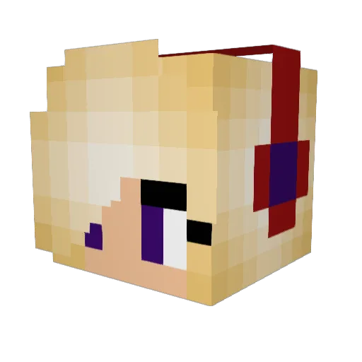 Liz181013 Minecraft avatar head, 3D render