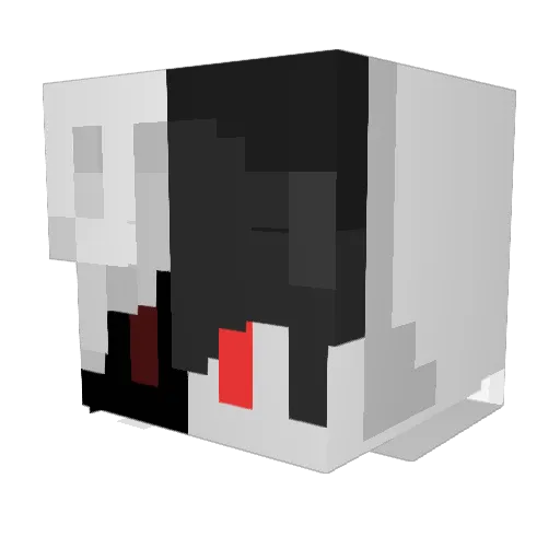 LizHxro Minecraft avatar head, 3D render