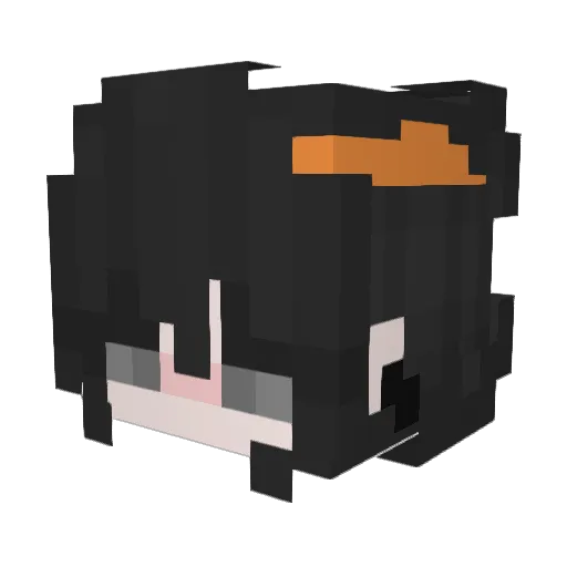 Liza_hr Minecraft avatar head, 3D render