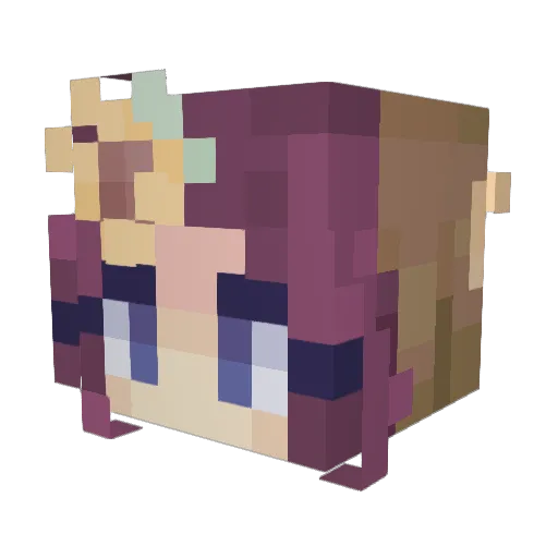 Lizard9702 Minecraft avatar head, 3D render