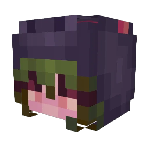 LizardSoup Minecraft avatar head, 3D render