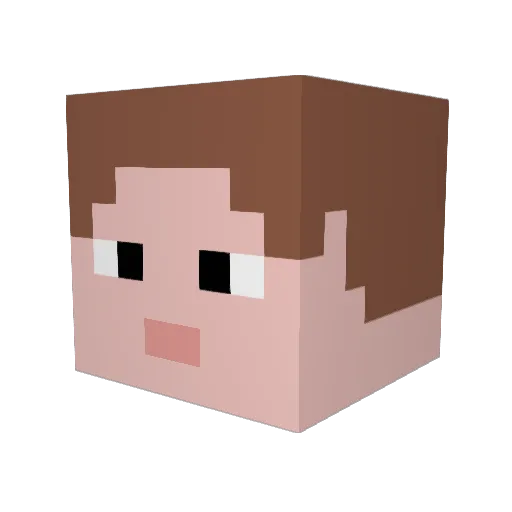 Lizard_Gamer045 Minecraft avatar head, 3D render