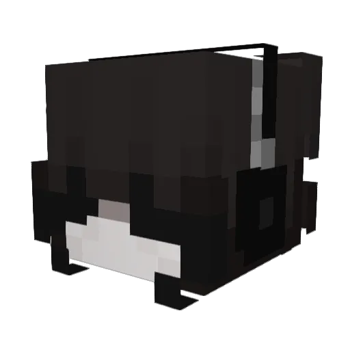 Lizehy Minecraft avatar head, 3D render