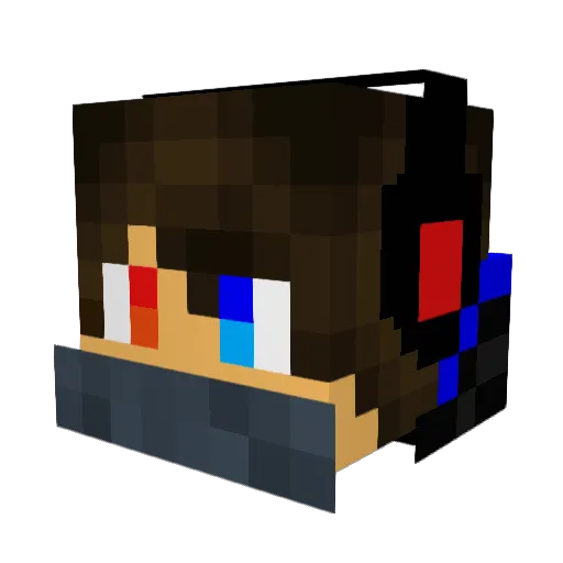 Lizelore1311 Minecraft avatar head, 3D render