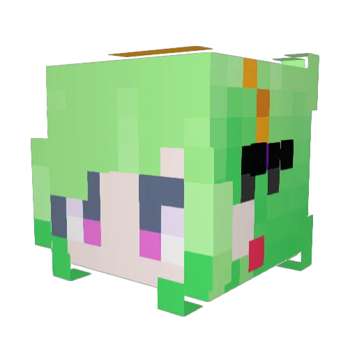Lizly_Ta14 Minecraft avatar head, 3D render