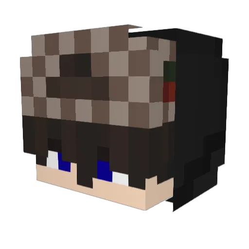 LizureaxCW Minecraft avatar head, 3D render