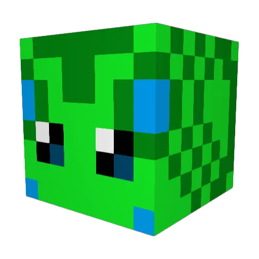 Lizz_001 Minecraft avatar head, 3D render