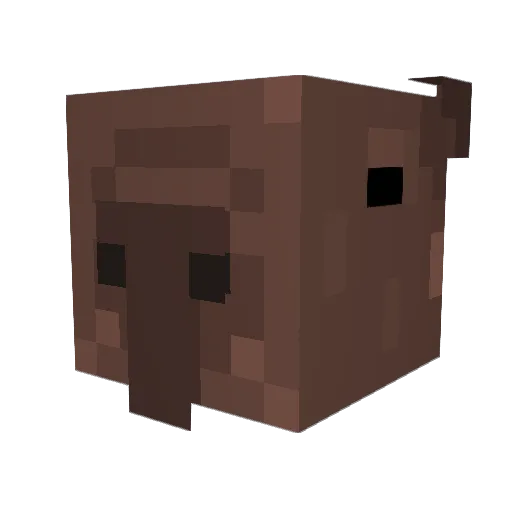 Lizzard69 Minecraft avatar head, 3D render
