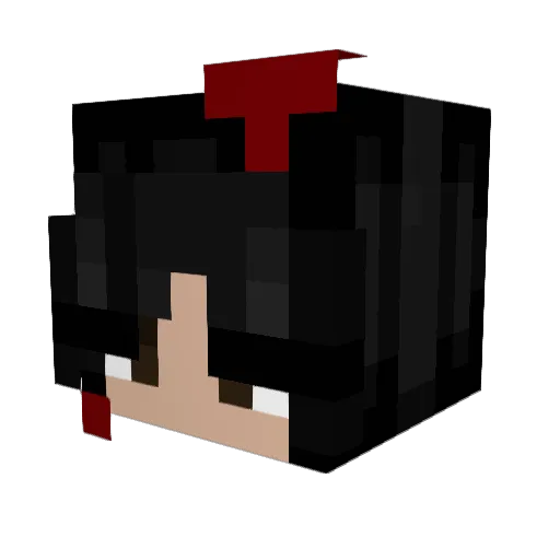LizzardOfOZ Minecraft avatar head, 3D render