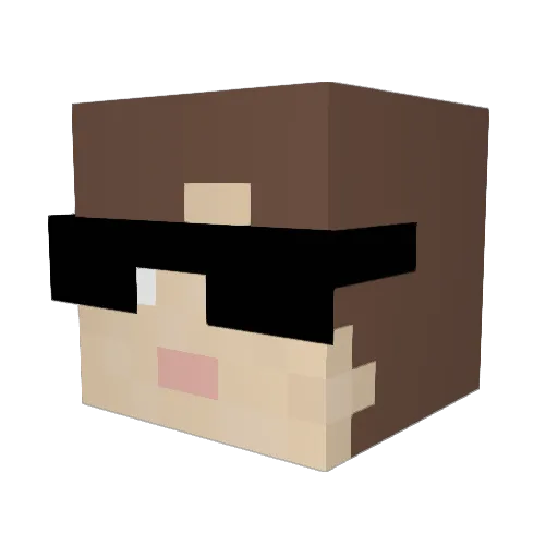 Lizzen2012 Minecraft avatar head, 3D render