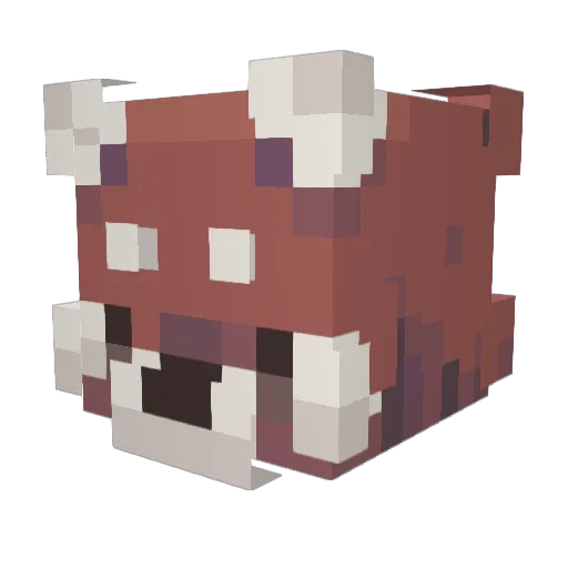 Lizzi2606 Minecraft avatar head, 3D render
