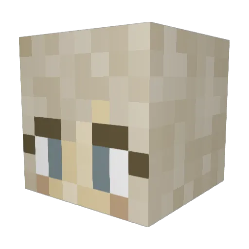 Lizzx2727 Minecraft avatar head, 3D render