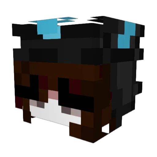 Lizzy5880 Minecraft avatar head, 3D render