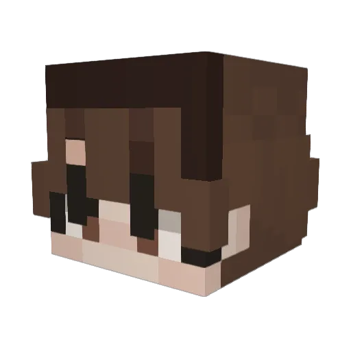 LizzyBoBizzy Minecraft avatar head, 3D render