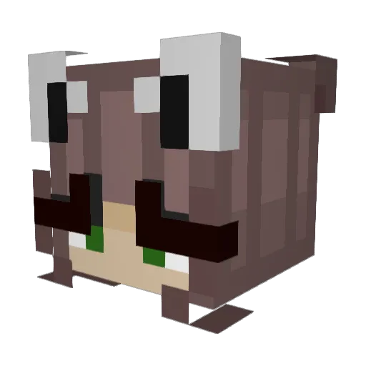 LizzyTheLegend Minecraft avatar head, 3D render
