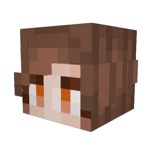 Minecraft-Avatar von Lizzy_isHappy: Kopf als 3D-Render