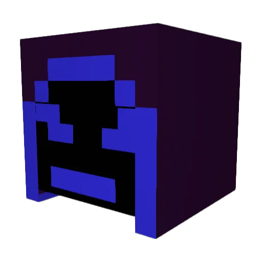 Lj32wf Minecraft avatar head, 3D render