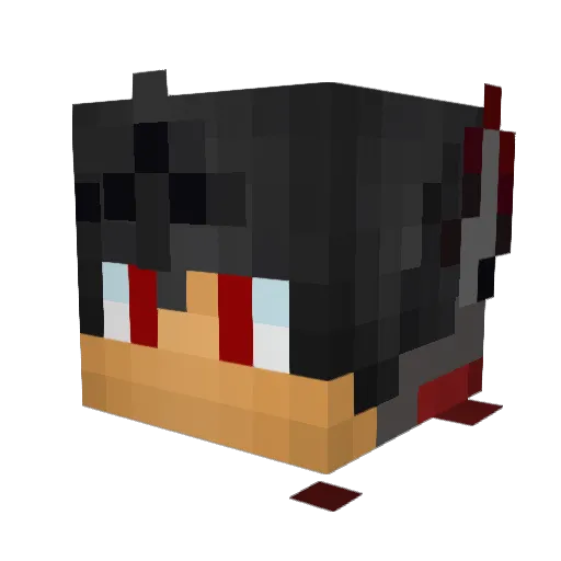 Lja1217 Minecraft avatar head, 3D render