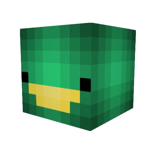 Ljokjel Minecraft avatar head, 3D render