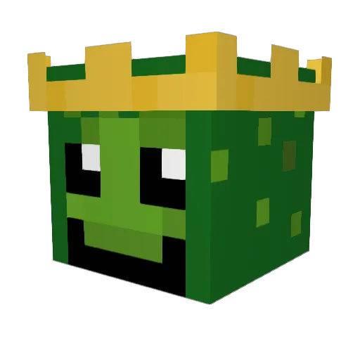 LkingsX Minecraft avatar head, 3D render