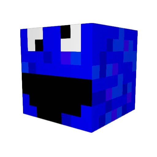 Lkrfan17 Minecraft avatar head, 3D render