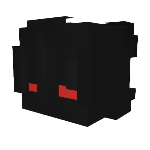LksZaNoN Minecraft avatar head, 3D render